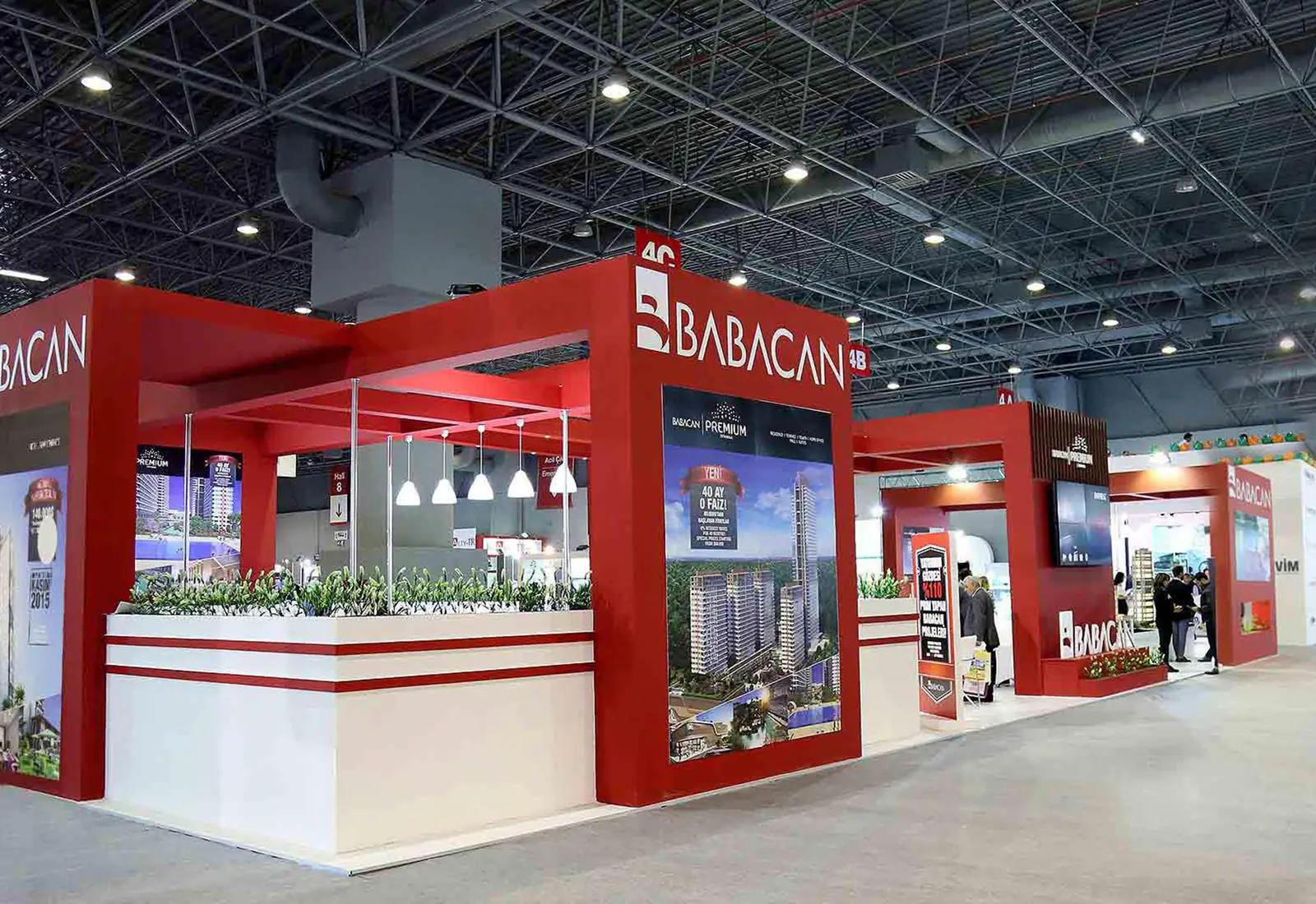 Realisierter Messestand Babacan